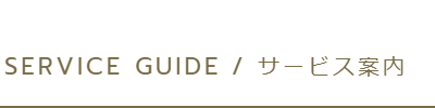 ロンメディカル サービス案内